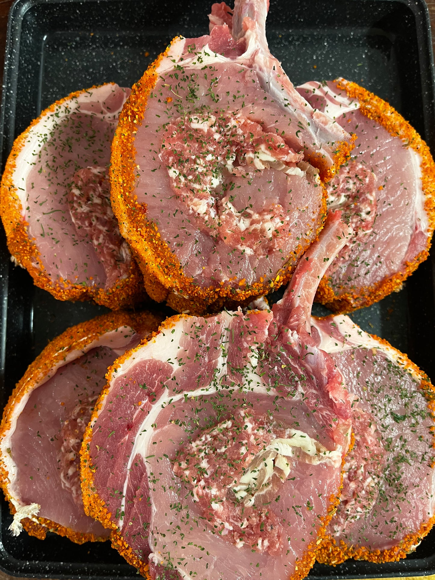 Stuffed French Trimmed Rack of Pork