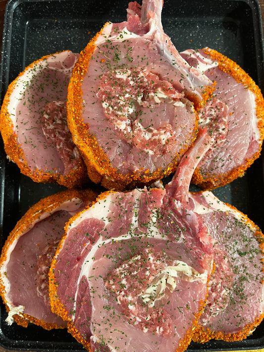 Stuffed French Trimmed Rack of Pork