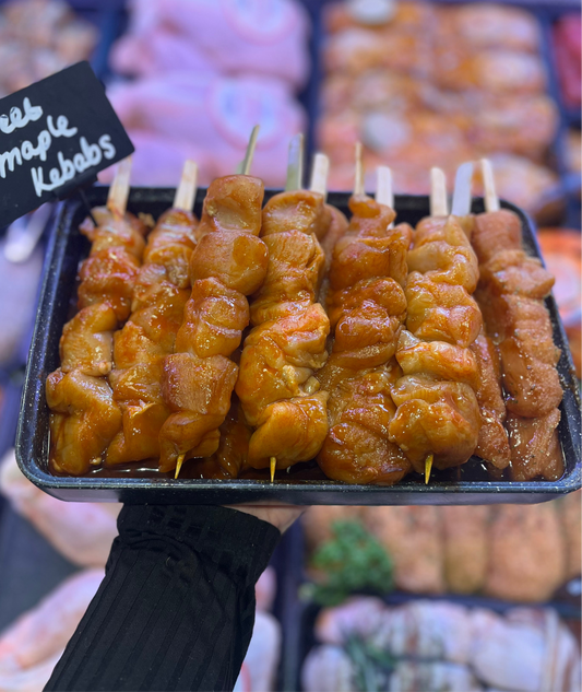 Sweet & Sticky Maple Kebabs