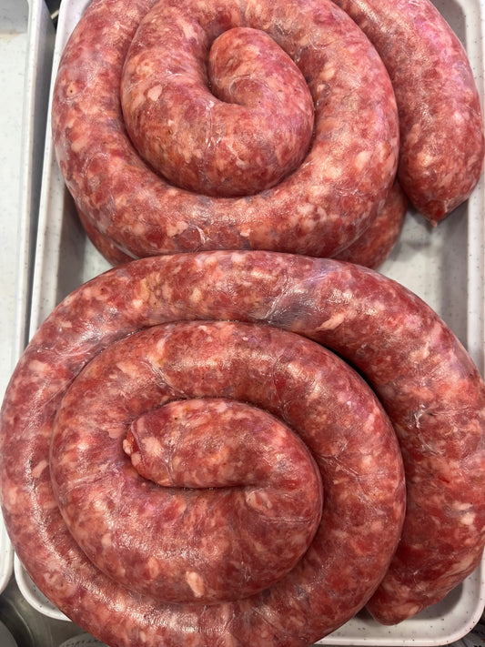 Traditional boerewors