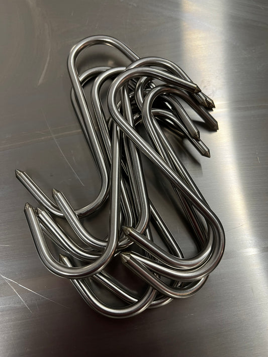 150KG rated stainless steel butcher hooks
