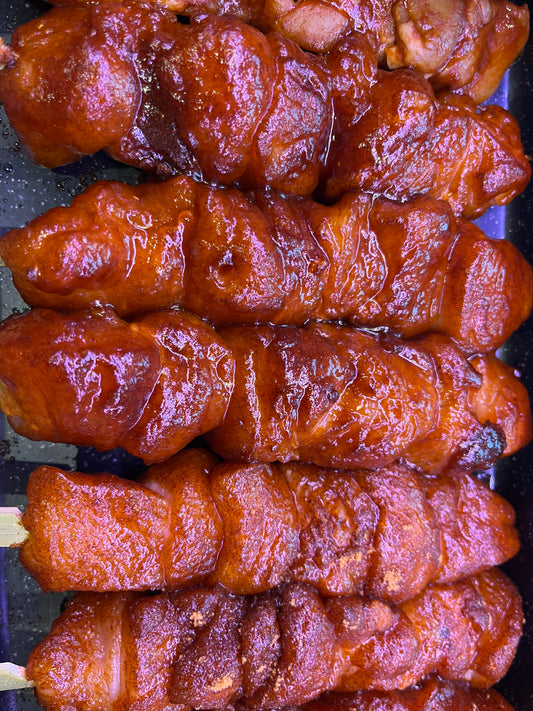 Smokey BBQ Chicken Kebabs